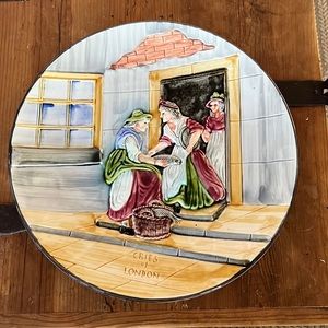 Cico Germany Majolica “Cries of London” Wall Plate